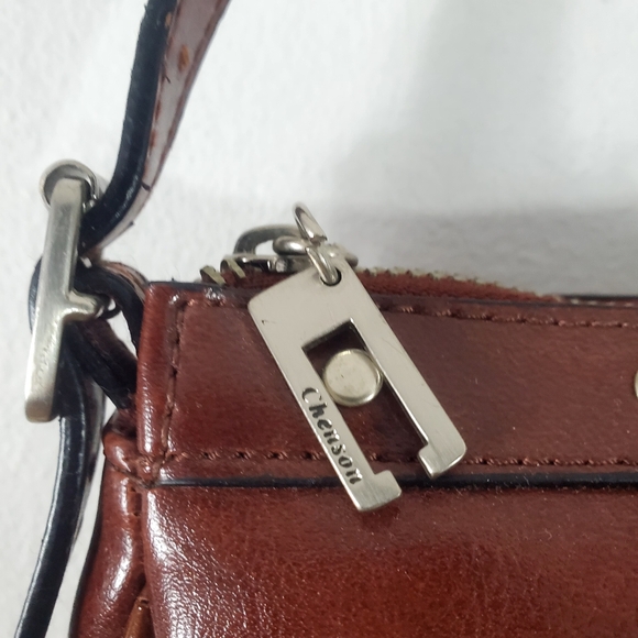 Vintage Y2K Vanwes  brown Banguette  Mini bag - Picture 6 of 13